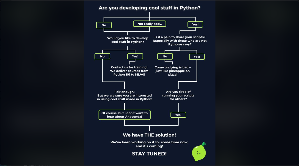 Are you developing cool stuff in Python?